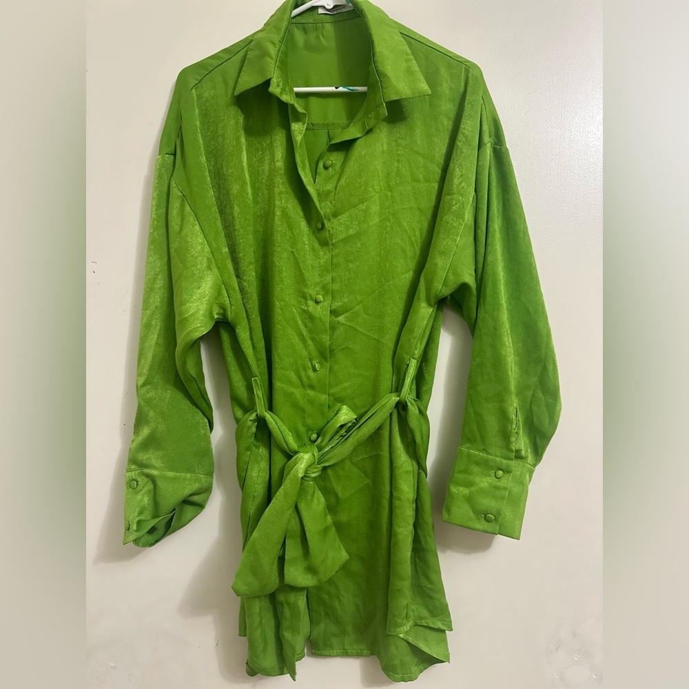 Peppermayo Lime Green Dress